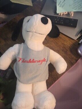 Snoopy Plush United Feature Syndicate Peanuts 12" Retro Toy 1968 Flashbeagle